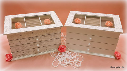 Schmuckkästchen individuell mit Muster shabby vintage