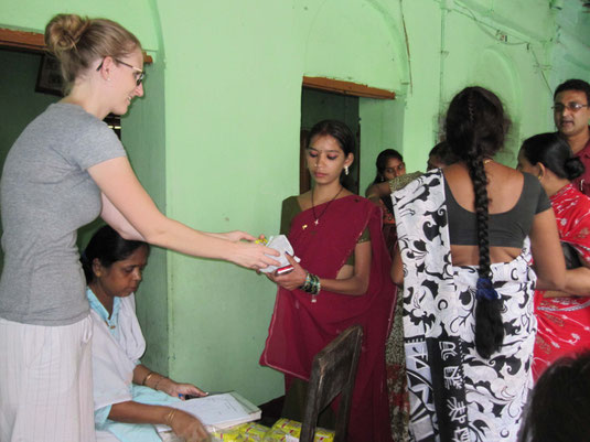 Sexarbeiterinnen in der Fachstelle des S.B. Devi Charity Home