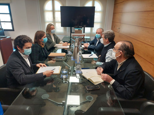 María José Catalá se reúne con el presidente de la Autoridad Portuaria de Valencia