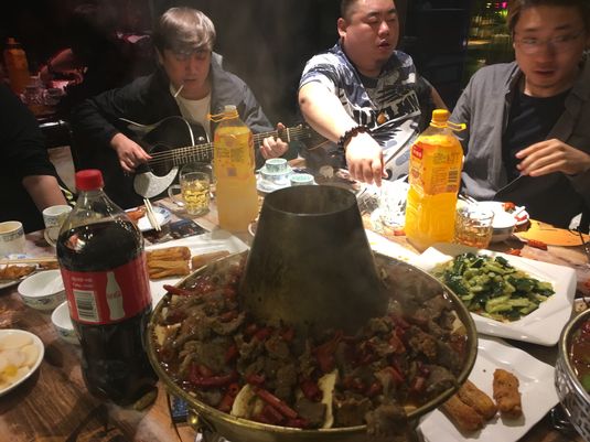 The local chefs and musicians of Urumqi.