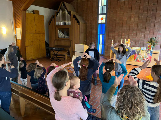 Kinderkirche in Oberkaufungen im Stephanushaus