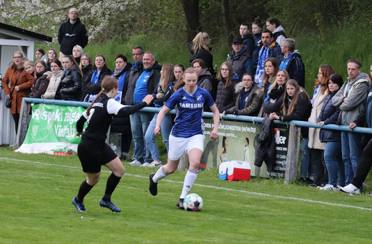 Nach langer Verletzungspause endlich wieder dabei: Julia Faupel. Foto: Lanzke