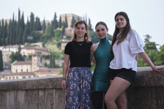 Chiara, Lucia and Ilenia