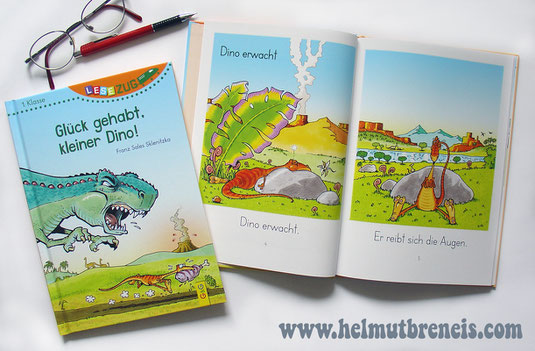 "Glück gehabt, kleiner Dino", Kinderbuch, G+G Kinderbuchverlag