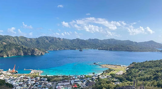 世界自然遺産の小笠原諸島・父島