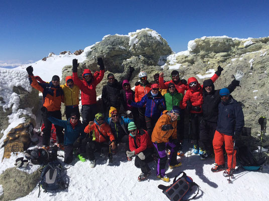Damavand 5.671m, Damavand Iran, Skitour auf den Damavand, Damavand 2017