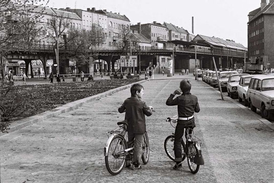 Schönhauser Allee in Berlin Prenzlauer Berg um 1985. Foto: DDR Fotoerbe/Jochen Wermann