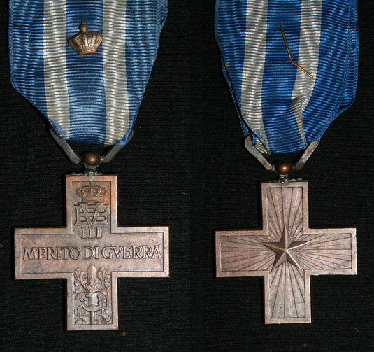 Croce al merito di guerra modello Vittorio Emanuele III