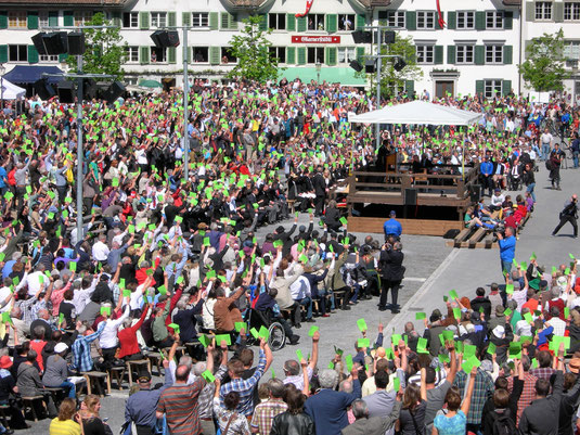 Direkte Demokratie Landsgemeinde