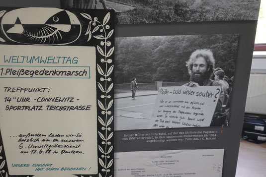 ... schon während der DDR-Zeit demonstrierten Umweltbewegte gegen den Raubbau der Natur...