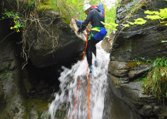 stage canyoning hautes alpes, briançon, serre chevalier