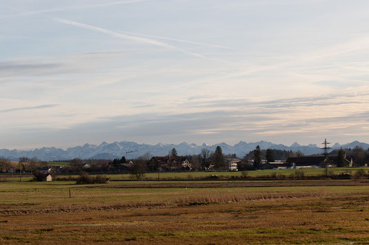 Blick in den Süden nach Wieling 