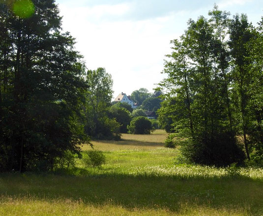 Manthal - Blick auf Schloß Kempfenhausen (Foto: Wolfgang Spatz)