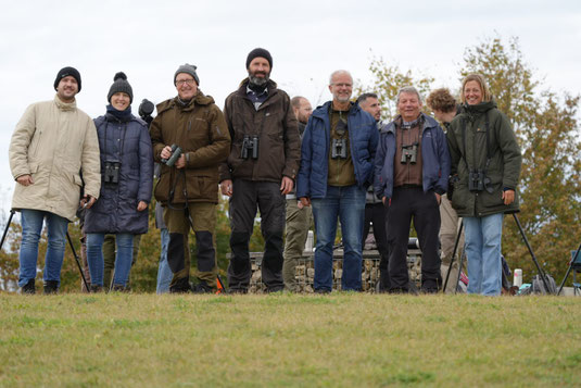 ASO-Exkursionsgruppe am Müllberg Gersthofen (Foto: Arkadi Selzer)