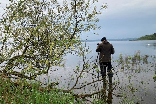 Kartierung im Karpfenwinkel (Foto: Pit Brützel) 
