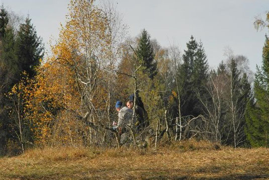 Landschaftspflege am Birkenbuckel (Foto: Horst Guckelsberger) 