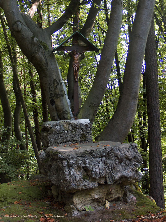 Zum heiligen Brühl, Altar, Kirche, Gothik, Felsen, Kreuz, Jesus, Gottesdienst, Urlaub, Ferien, Ausflug, Familientreffen, Wanderung, Klettern, Radtour, Wallfahrt, Franken, Fränkische Schweiz, Oberfranken, Bayern, Feiertage