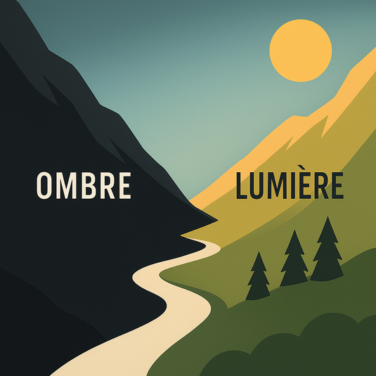 Le Yin l'ombre, la nuit et la lune - Le Yang la lumière, le jour et le soleil
