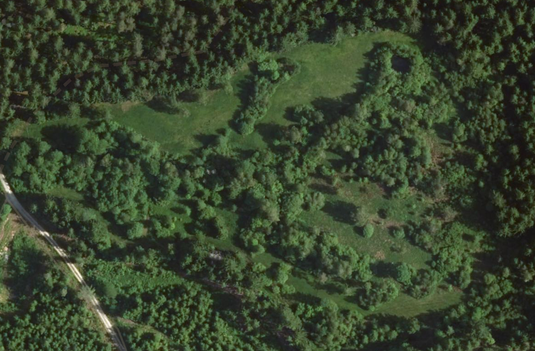 Luftbild der Scheibenwiese, Bildquelle: bayernatlas