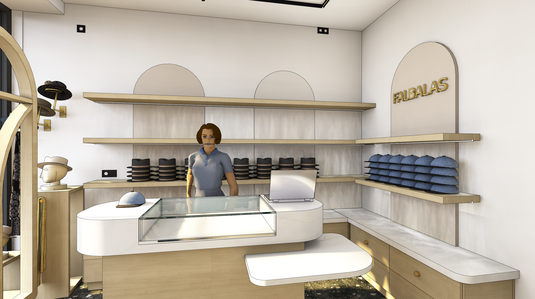 3D boutique Falbalas Paris