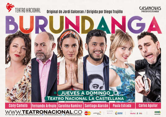 Burundanga en el Teatro Nacional La Castellana