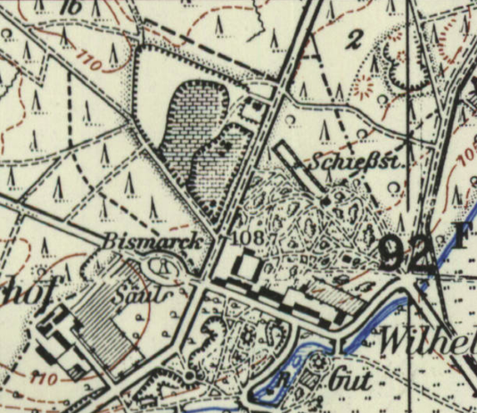 Historische topografische Karte 1:25000, Blatt 5819 "Hanau (Groß-Steinheim)" von etwa 1943