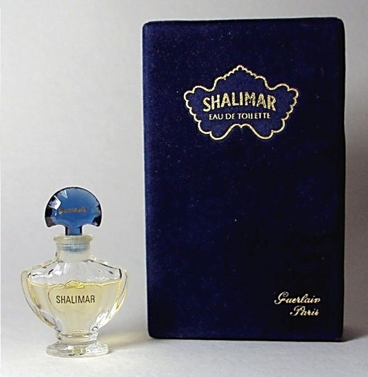 SHALIMAR - PARFUM : 3ème VERSION CONTEMPORAINE AMPHORE AVEC PIED ETROIT - MINIATURE IDENTIQUE A LA PHOTO PRECEDENTE