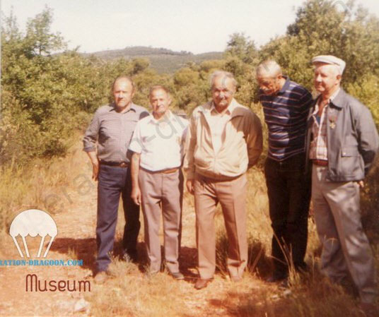 1984, Vins.  Zè, Sylvain, César, Gaby et Ficelle les freres d'armes du SAP Vermicel