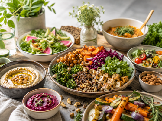 Vegetarisches und pflanzliches Essen