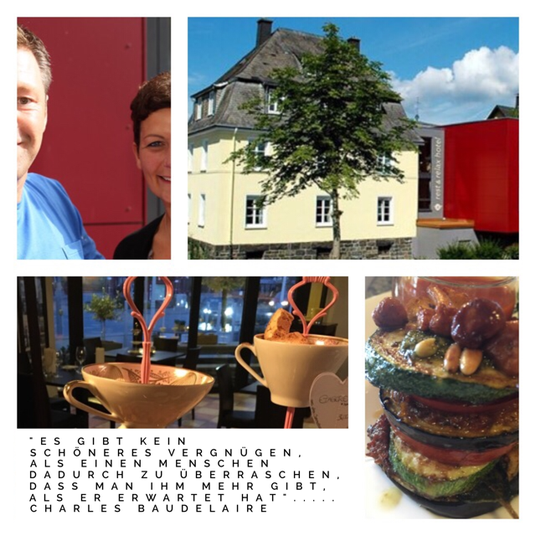 Collage 4 Bilder ; von Korff's rest&relax hotel