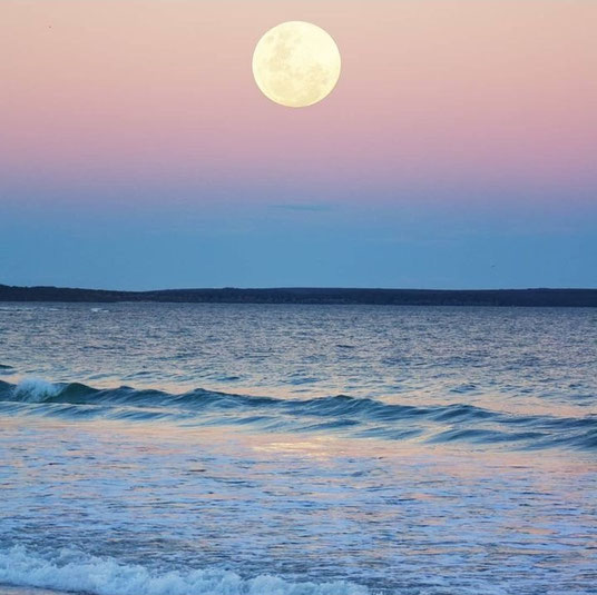 Pleine Lune en plein jour