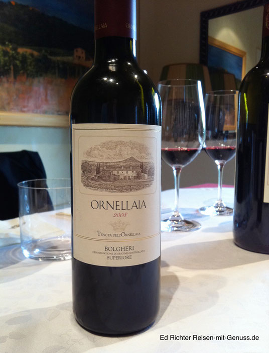 Ornellaia Supertoskaner Bolgheri Maremma Toskana Ed Richter Reisen-mit-Genuss.de