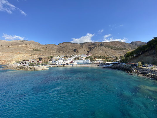 Kreta, Chora Sfakion, Schlucht Imbros, Fähre, Gavdos, Hafen