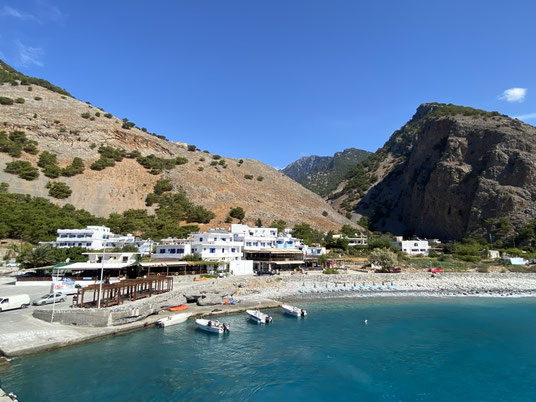 Kreta, Agia Roumeli, Samaria, Schlucht, Fähre