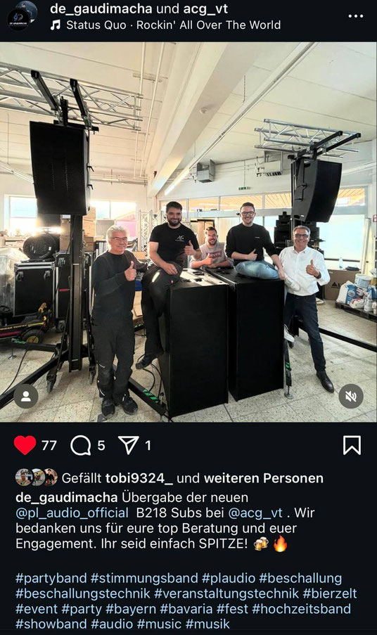 De Gaudimacha investieren in neue Anlage
