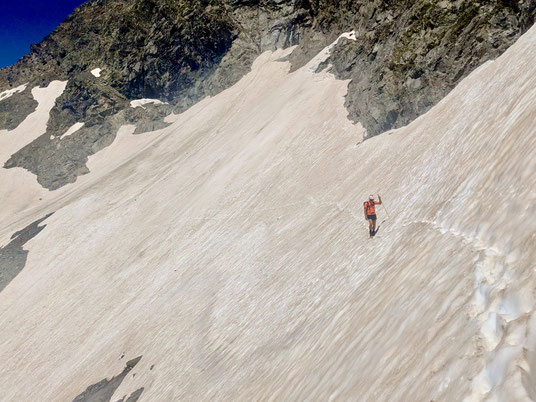 Aiguille de Bionnassay Südgrat, Dôme du Goȗter, Hochtouren, 4000 m, Viertausender, Chamonix, Mont Blanc, les houches, Refuge Durier, Refuge de plan Glacier