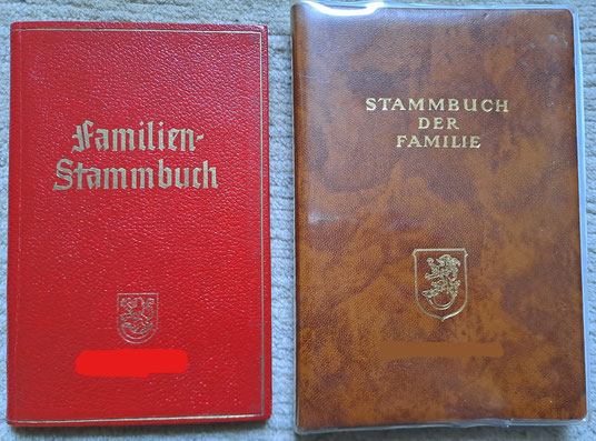 altes und neues Familienstammbuch