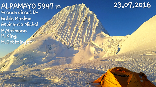 Alpamayo, Alpamayo Gipfelerfolg, Alpamayo Expedition, AMICAL alpin Gipfelerfolg,