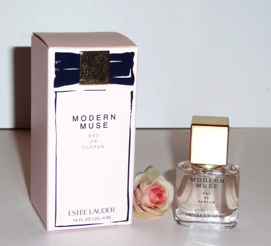 MODERN MUSE - EAU DE PARFUM 4 ML - MINIATURE PLUS PETITE,  AVEC BOUCHON PLASTIQUE DORE