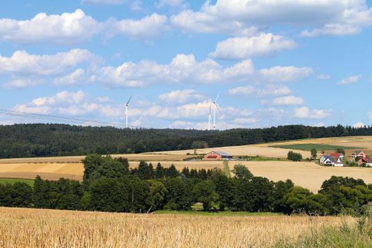 Windräder in Hofbieber