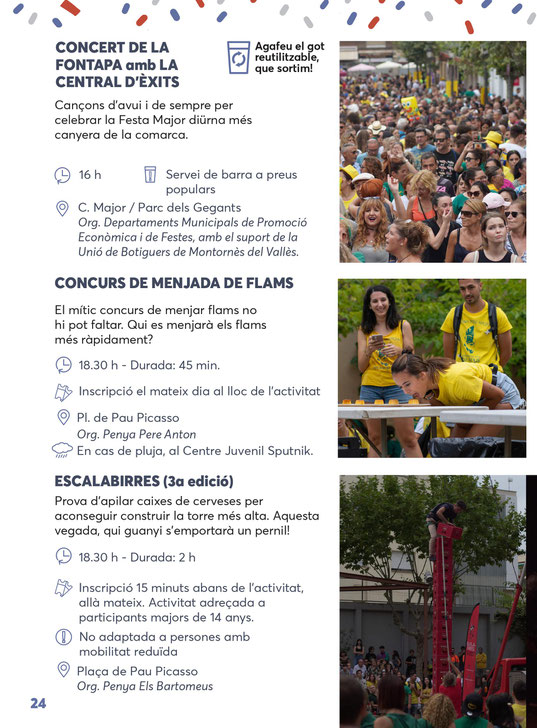 Festa Major De Montornes Del Valles Programa De Fiestas