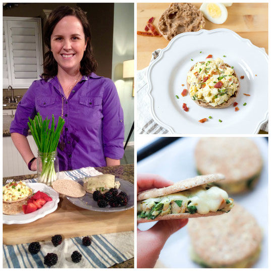 Sandwiches are a quick and versatile way to get healthy meals into a busy week.  Here are two easy and delicious sandwich recipes I featured on Great Day SA!