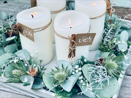 Adventskranz Workshop Basel