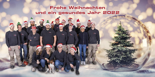 Tischlerei Großjohann, Team, Weinachten 2021