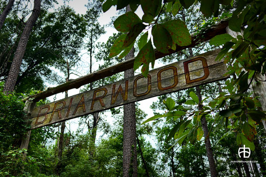 The Briarwood entrance sign has greeted generations of visitors