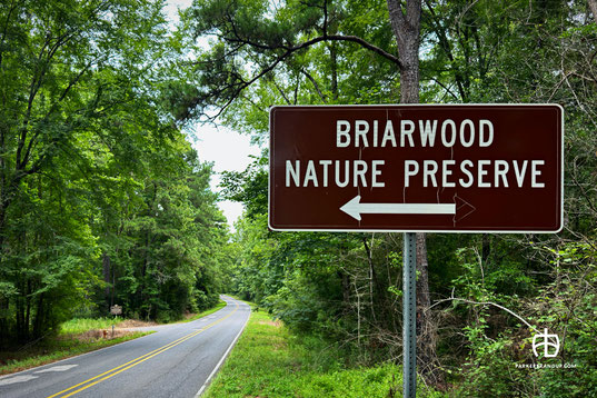 Briarwood Nature Preserve is located Highway 9 in Saline, Louisiana