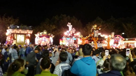 下町神輿 祭りの記録 Shimodate Gion Festival 2025 Station Square Sanki Dokkoi