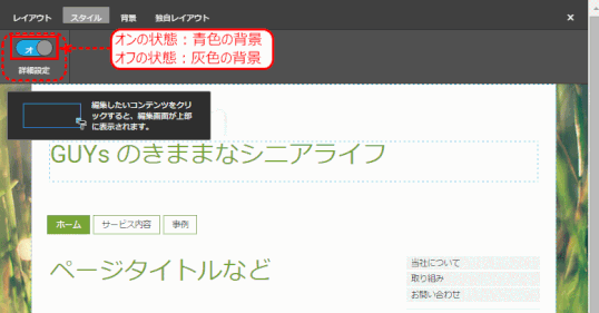 jdg022_05:スタイルの「詳細設定」ボタン