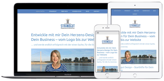 Responsive Webdesign mit Jimdo, Strandgut Design, Duesseldorf