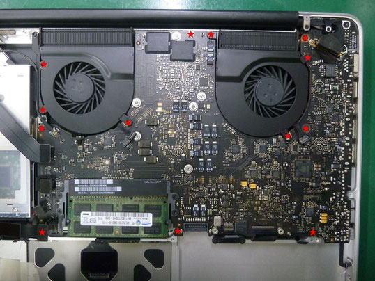 Macbookpro　分解方法